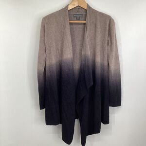 Ladies Barefoot Dreams Ombre Cardigan small/medium‎ black/tan